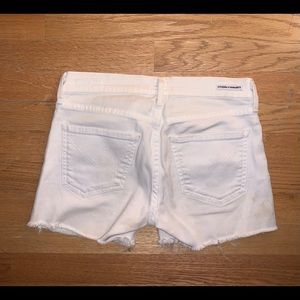 CoH white cut off shorts